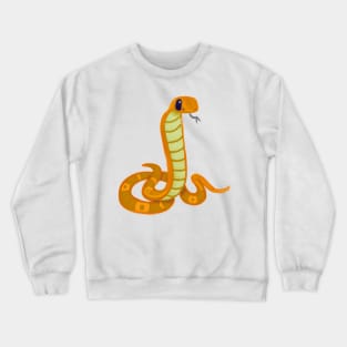 Cute Snake Drawing Crewneck Sweatshirt